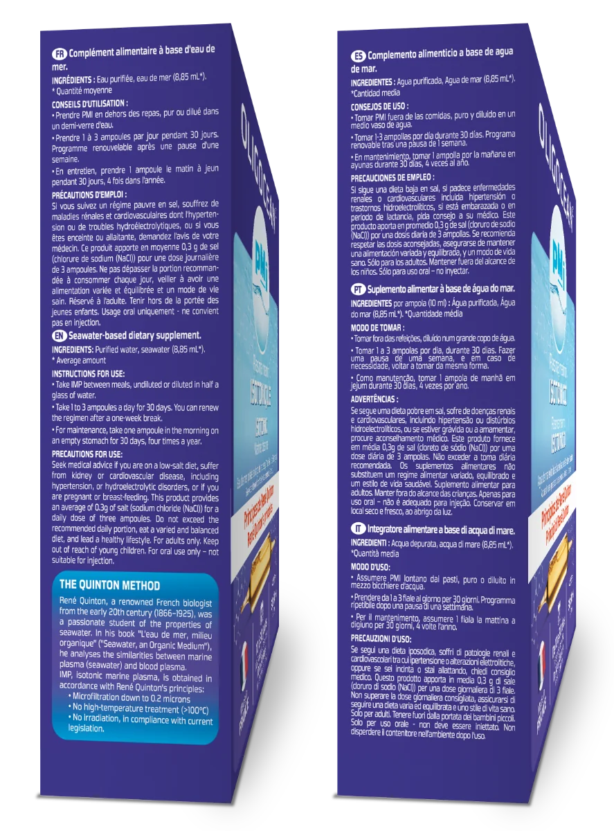 Plasma marina Quinton Izotonic, 30 fiole x 10ml, Oligocean