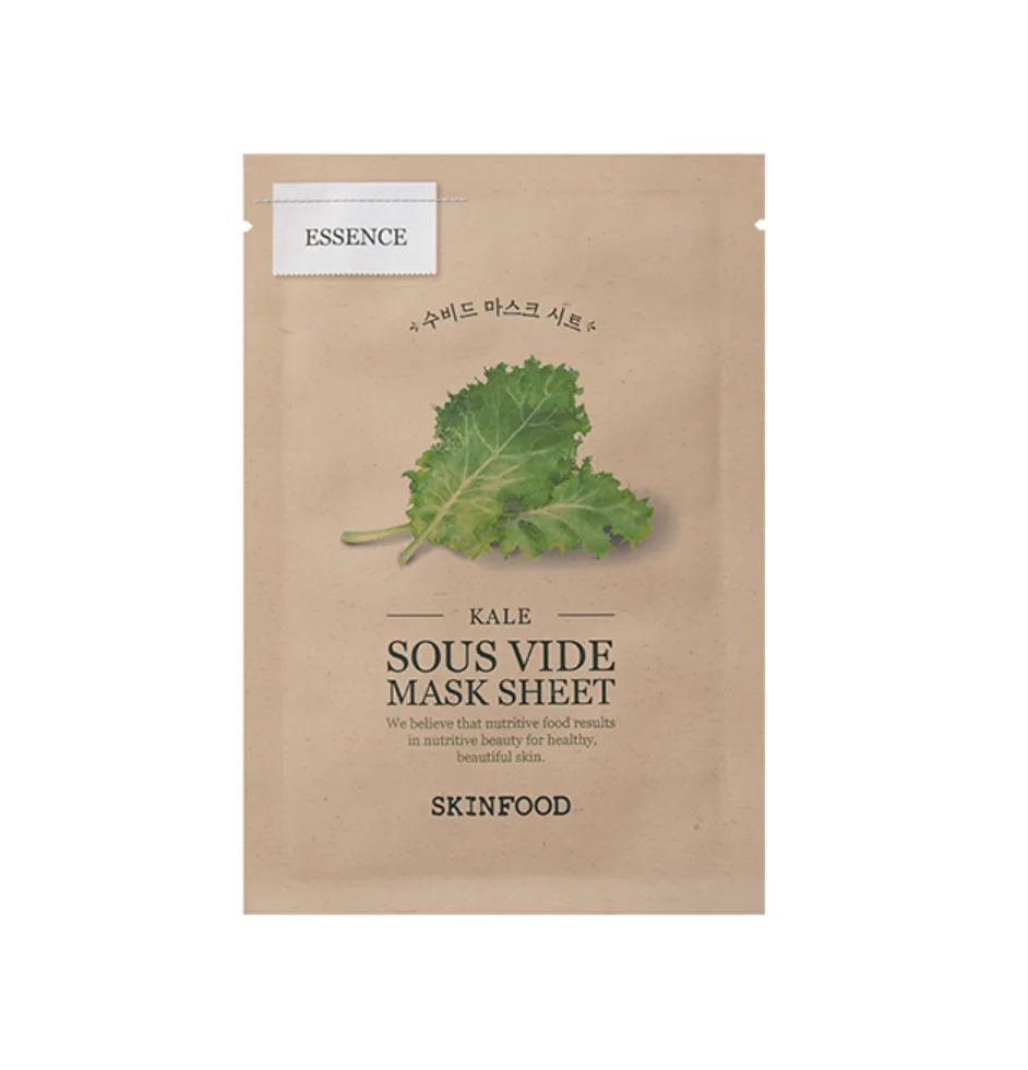 Masca tip servetel purifianta cu extract de kale, 22g, Skinfood