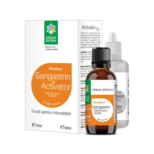 Pachet Sangastrin 10ml + Activator 50ml, Steaua Divina