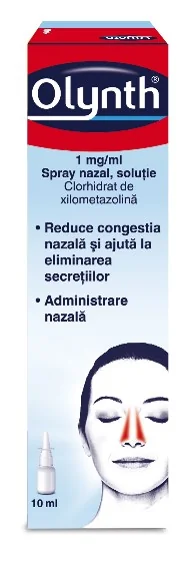 Olynth 0.1% spray nazal, 10ml, Johnson&Johnson