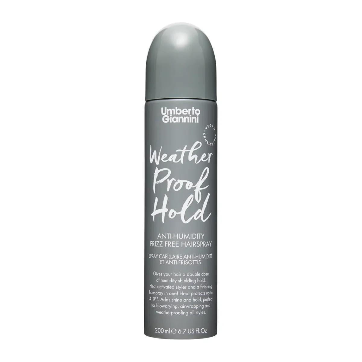 Fixativ rezistent la umiditate cu efect anti-static Weather Proof Hold, 200ml, Umberto Giannini