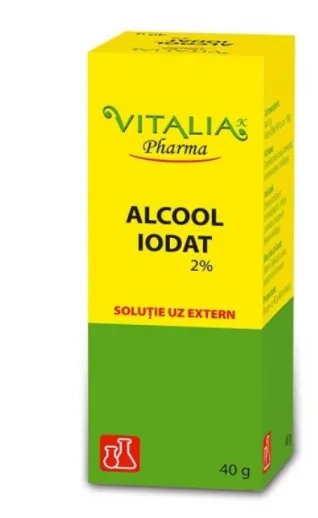 Alcool Iodat 2%, 40g, Vitalia