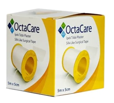 Banda adeziva pe suport matase 5m x 5cm, 1 bucata, OctaCare