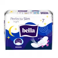 Absorbante Perfecta Slim Night Extra Soft, 7 bucati, Bella