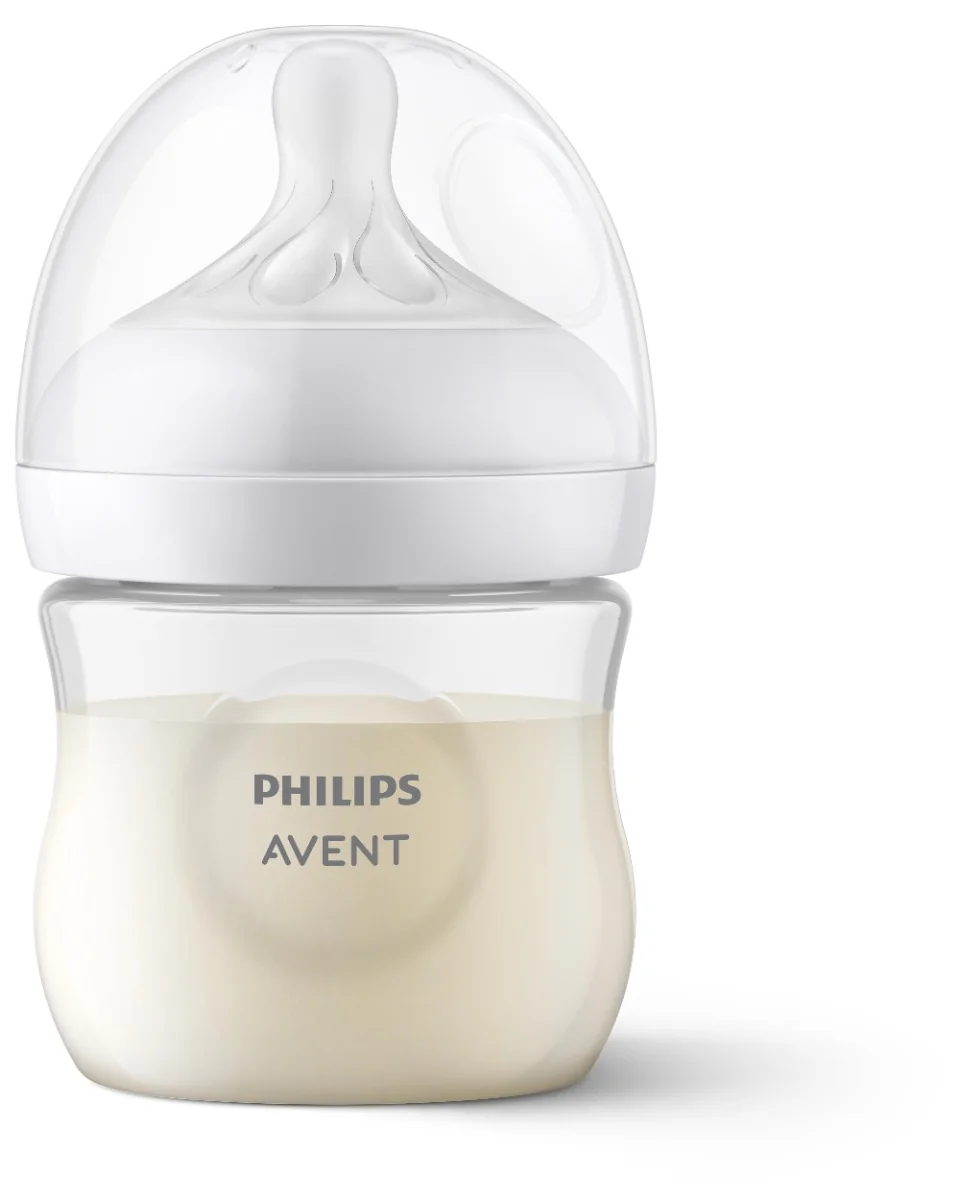 Biberon cu debit lent pentru 0 - 3 luni Natural Response SCY900/01, 125ml, Philips Avent
