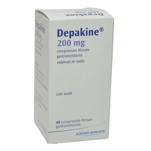 Depakine 200mg, 40 comprimate, Sanofi