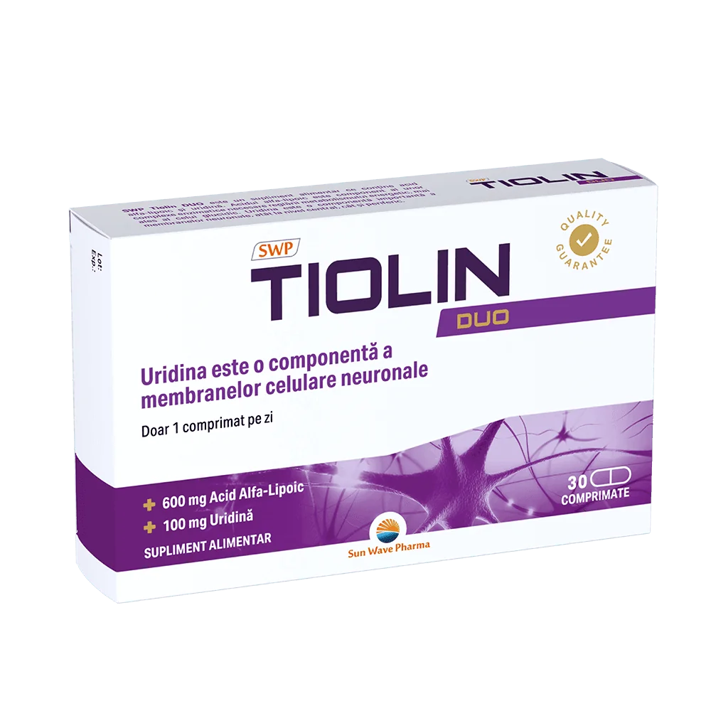 Tiolin Duo, 30 comprimate, Sun Wave Pharma