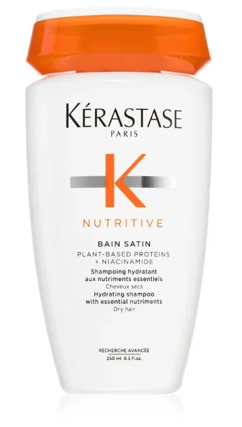 Sampon hidratant pentru parul uscat Nutritive Bain Satin, 250ml, Kérastase