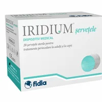 Iridium servetele oculare sterile, 20 bucati, Fidia Farmaceutici