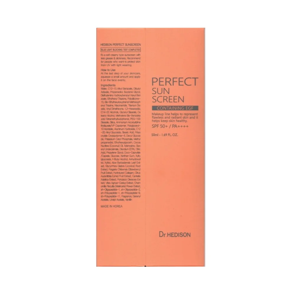 Crema pentru fata hidratanta Perfect Sunscreen SPF50, 50ml, Dr Hedison