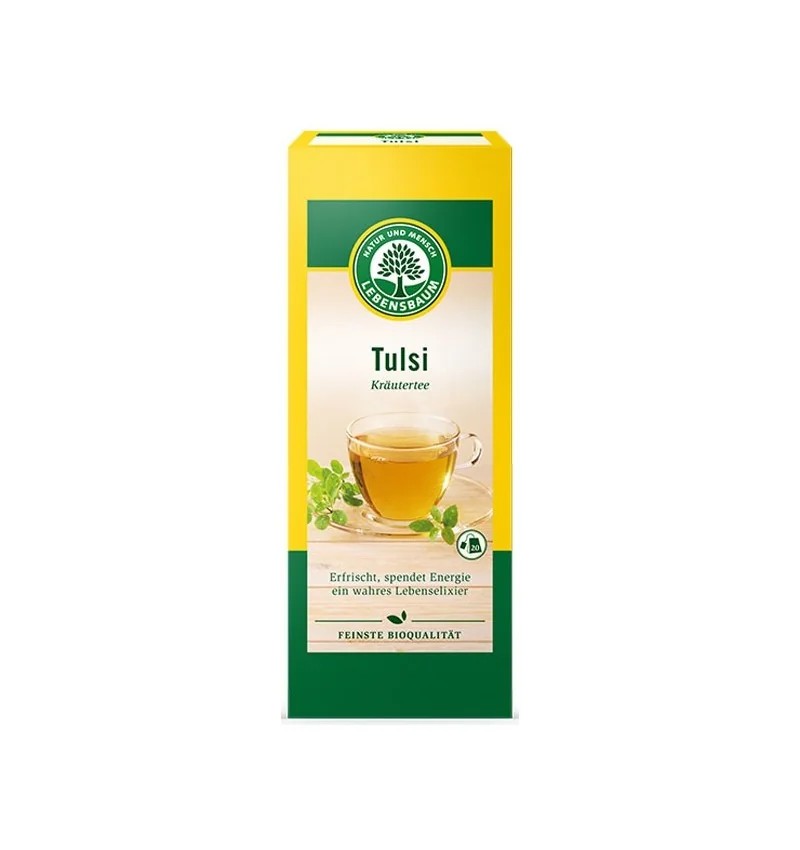 Ceai bio Tulsi Busuioc Indian, 30g, Lebensbaum