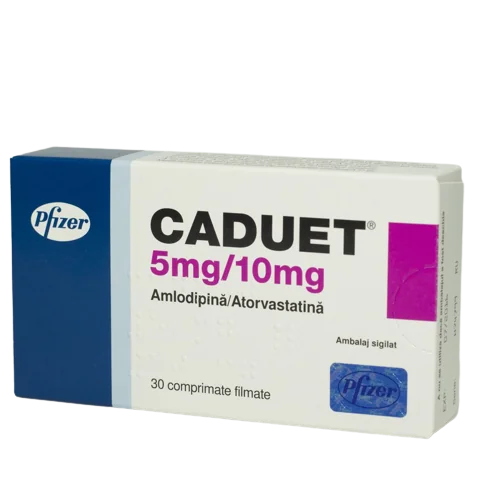 Caduet 5mg/10mg, 30 comprimate filmate, Pfizer
