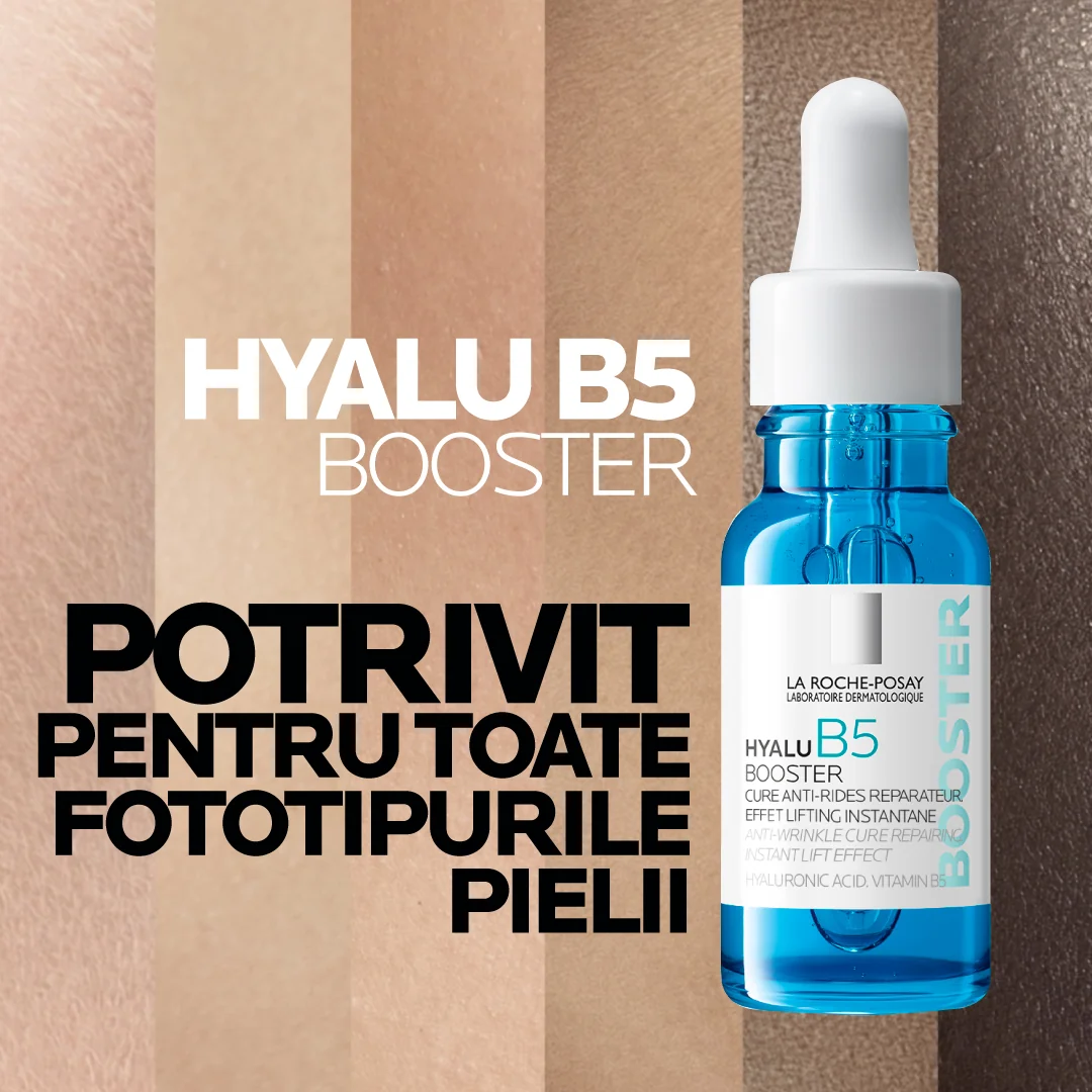 Ser concentrat antirid cu efect imediat ca de lifting Hyalu B5, 15ml, La Roche-Posay