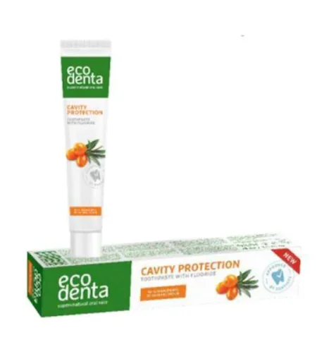 Pasta de dinti naturala cu catina pentru protectia cavitatii orale, 75ml, Ecodenta