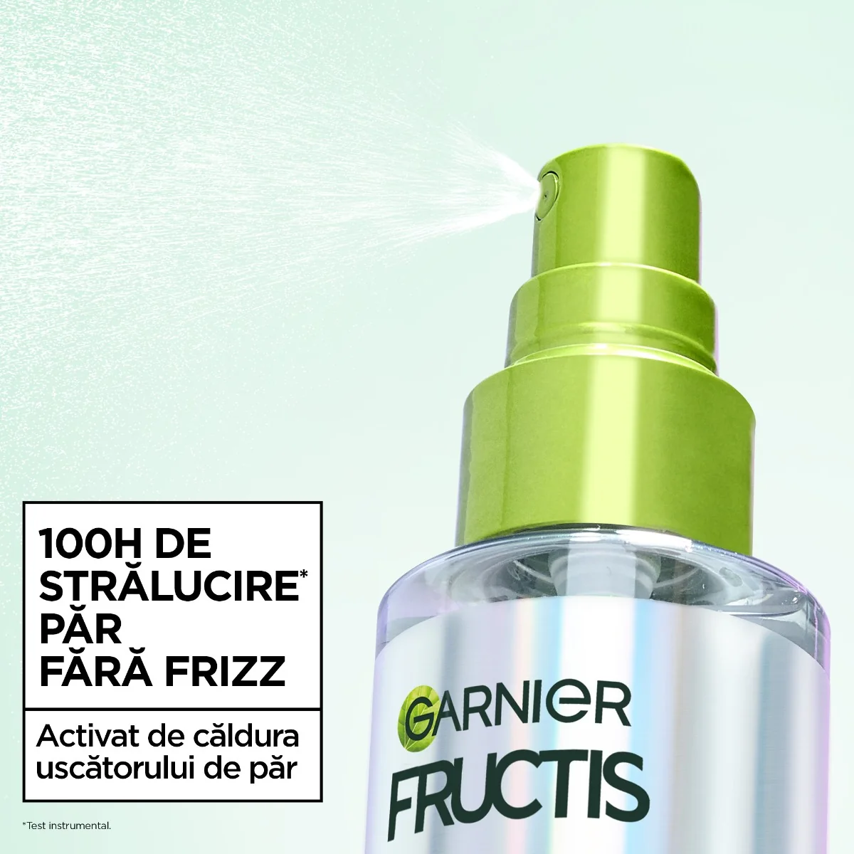Spray cu protectie termica pentru stralucirea parului Diamond Sleek, 150ml, Garnier 