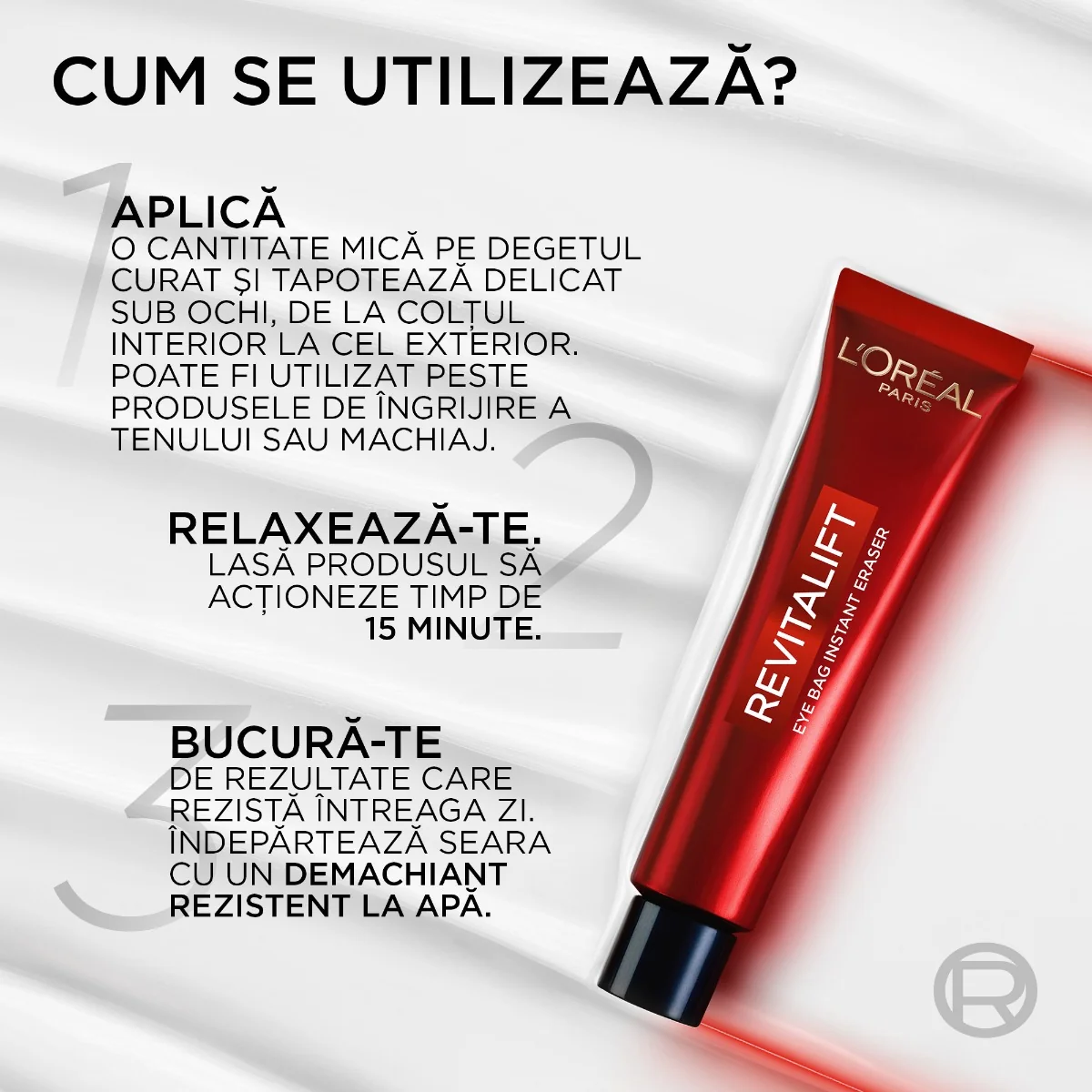 Crema corectoare pentru zona ochilor Revitalift Laser, 15ml, L'Oreal Paris