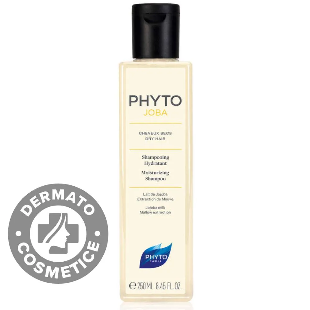 Sampon intens hidratant pentru par uscat Phytojoba, 250ml, Phyto
