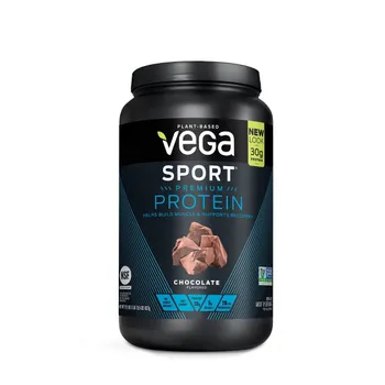 Proteina vegetala cu aroma de ciocolata Sport Premium Protein, 837g, Vega 
