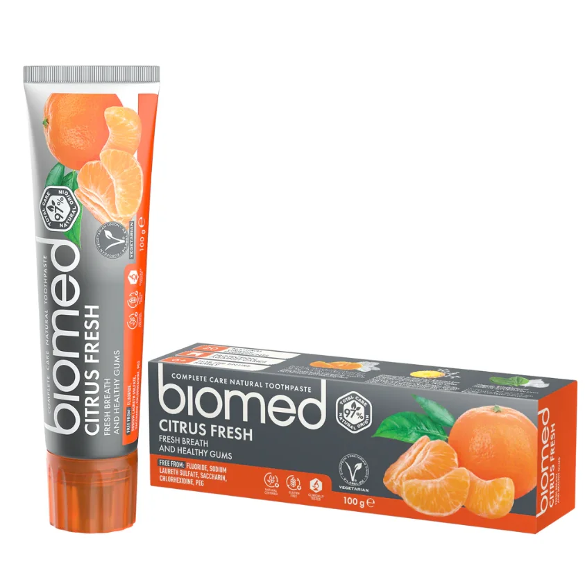 Pasta de dinti Citrus Fresh, 75ml, Biomed