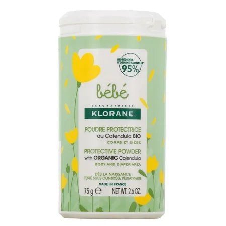 Pudra protectoare pentru bebelusi, 75g, Klorane Bebe