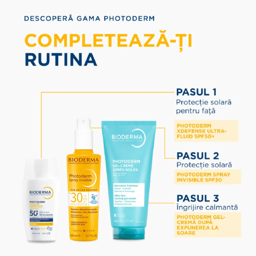 Spray protectie solara Photoderm SPF 30, 200ml, Bioderma