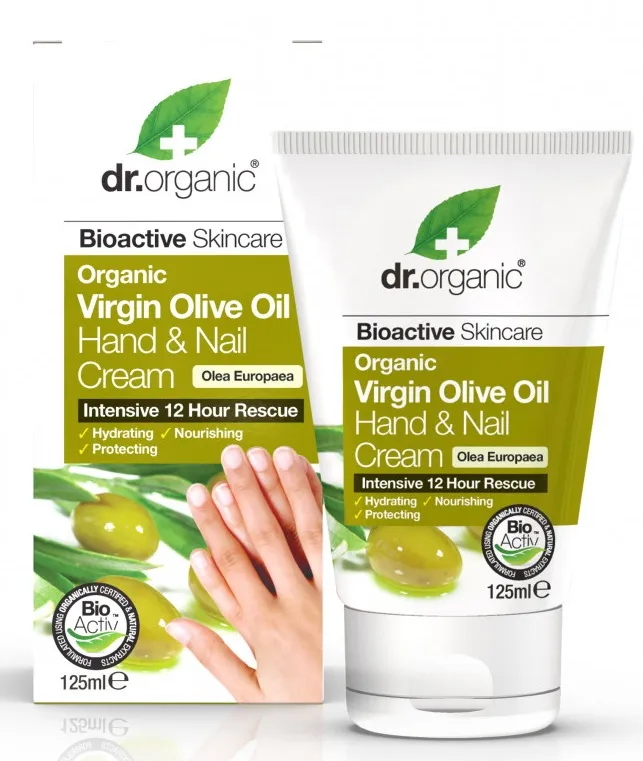 Dr.Organic Olive Oil Crema de maini si unghii, 125ml