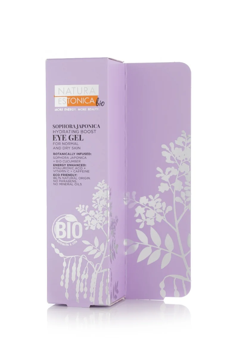 Gel contur ochi cu Sophora Japonica pentru ten normal sau uscat, 20ml, Natura Estonica