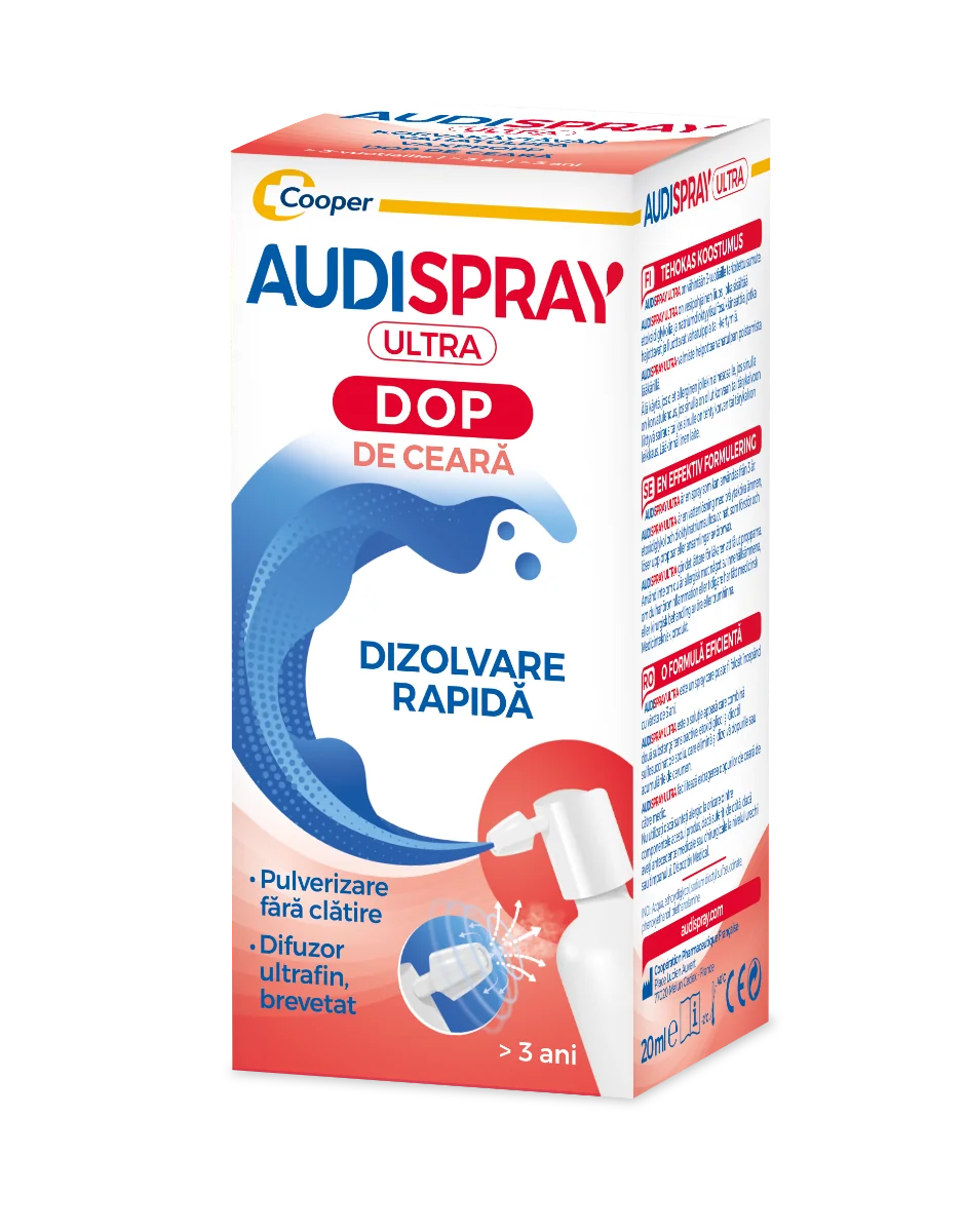 Audispray Ultra Dopuri de ceara, 20ml, Audispray