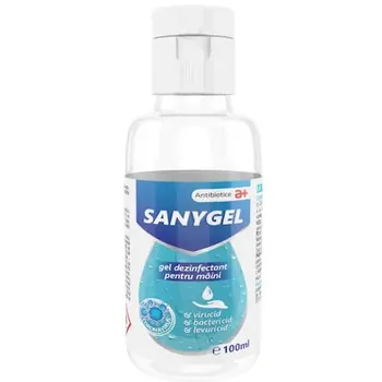 Gel dezinfectant pentru maini Sanygel, 100ml, Antibiotice 