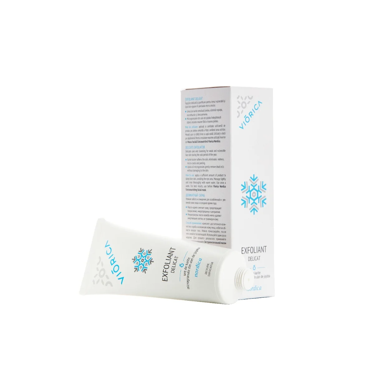 Exfoliant delicat pentru fata Nordica, 75ml, Viorica 