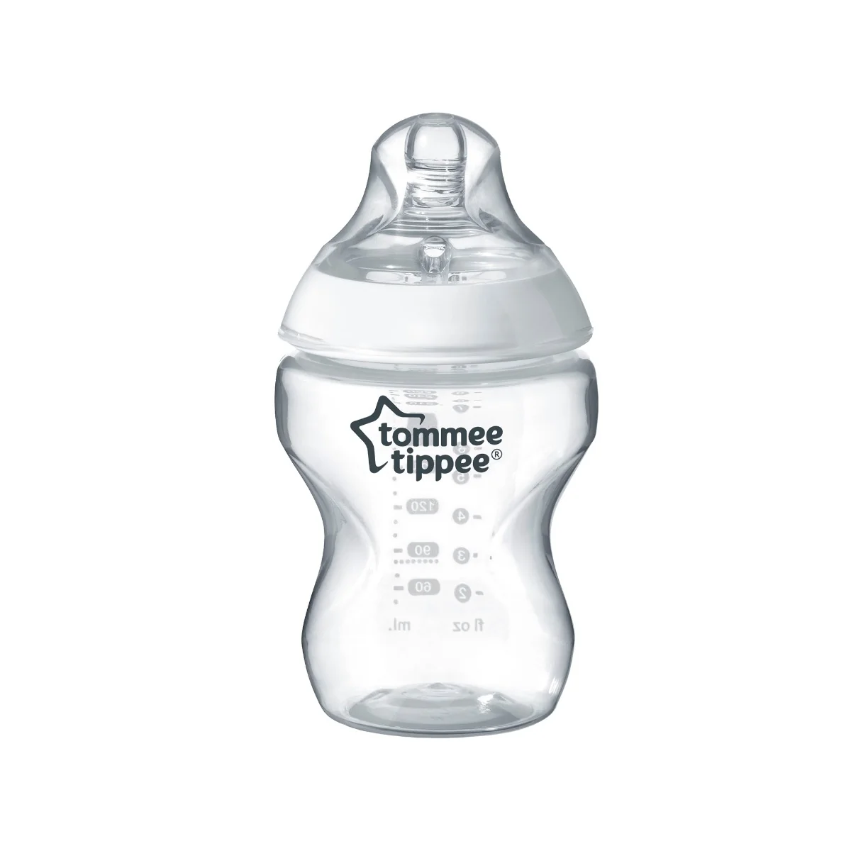 Biberon PP tetina din silicon Closer to Nature 0 luni+, 260ml, Tommee Tippee
