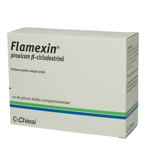 Flamexin 20mg pulbere pentru solutie orala, 20 plicuri, Chiesi Pharmaceuticals
