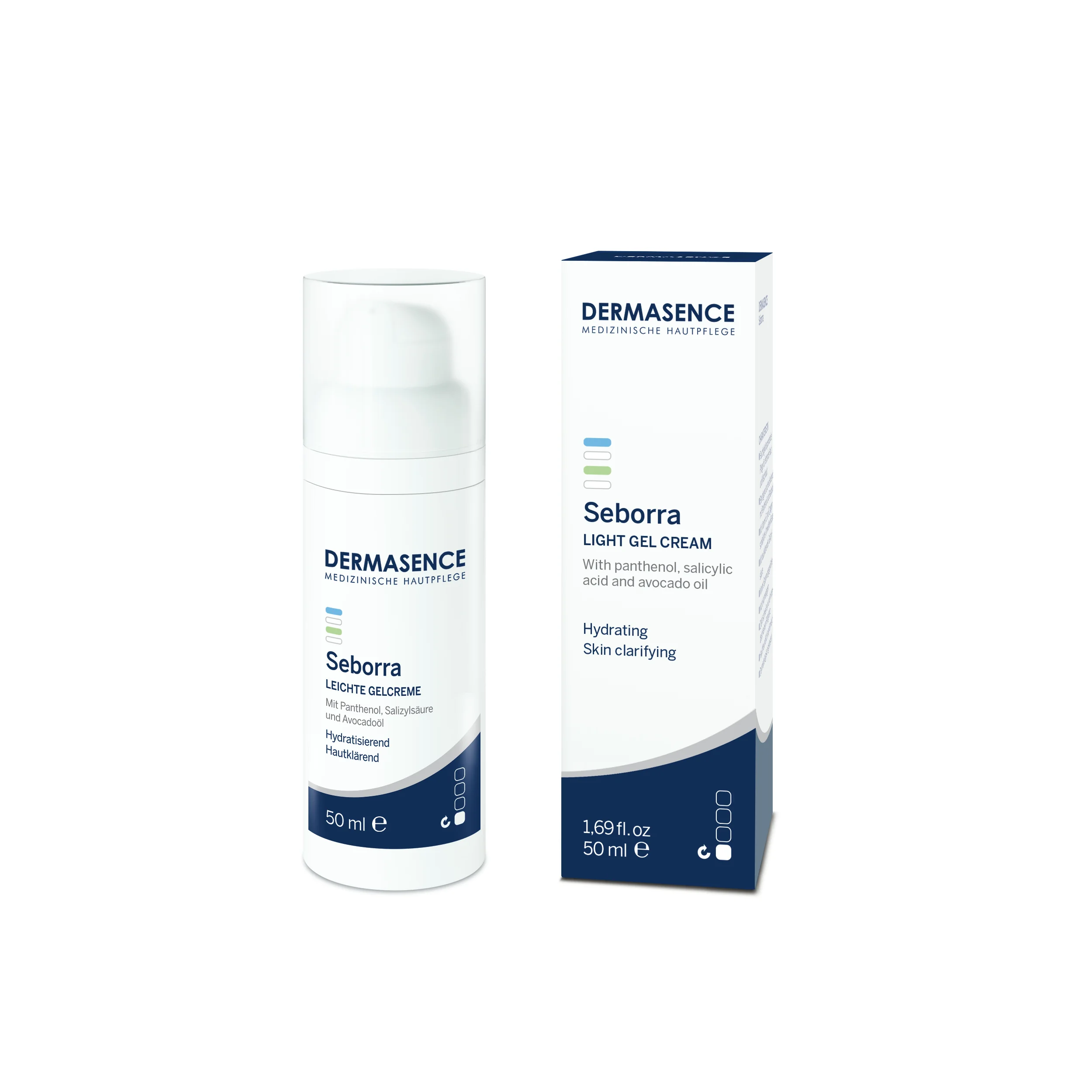 Gel-crema pentru ten mixt Seborra, 50ml, Dermasence