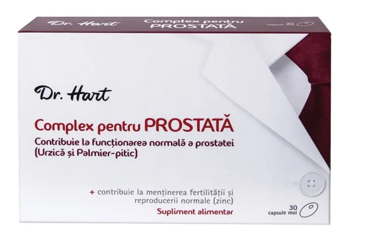 Dr.Hart Complex pentru Prostata, 30 capsule gelatinoase moi