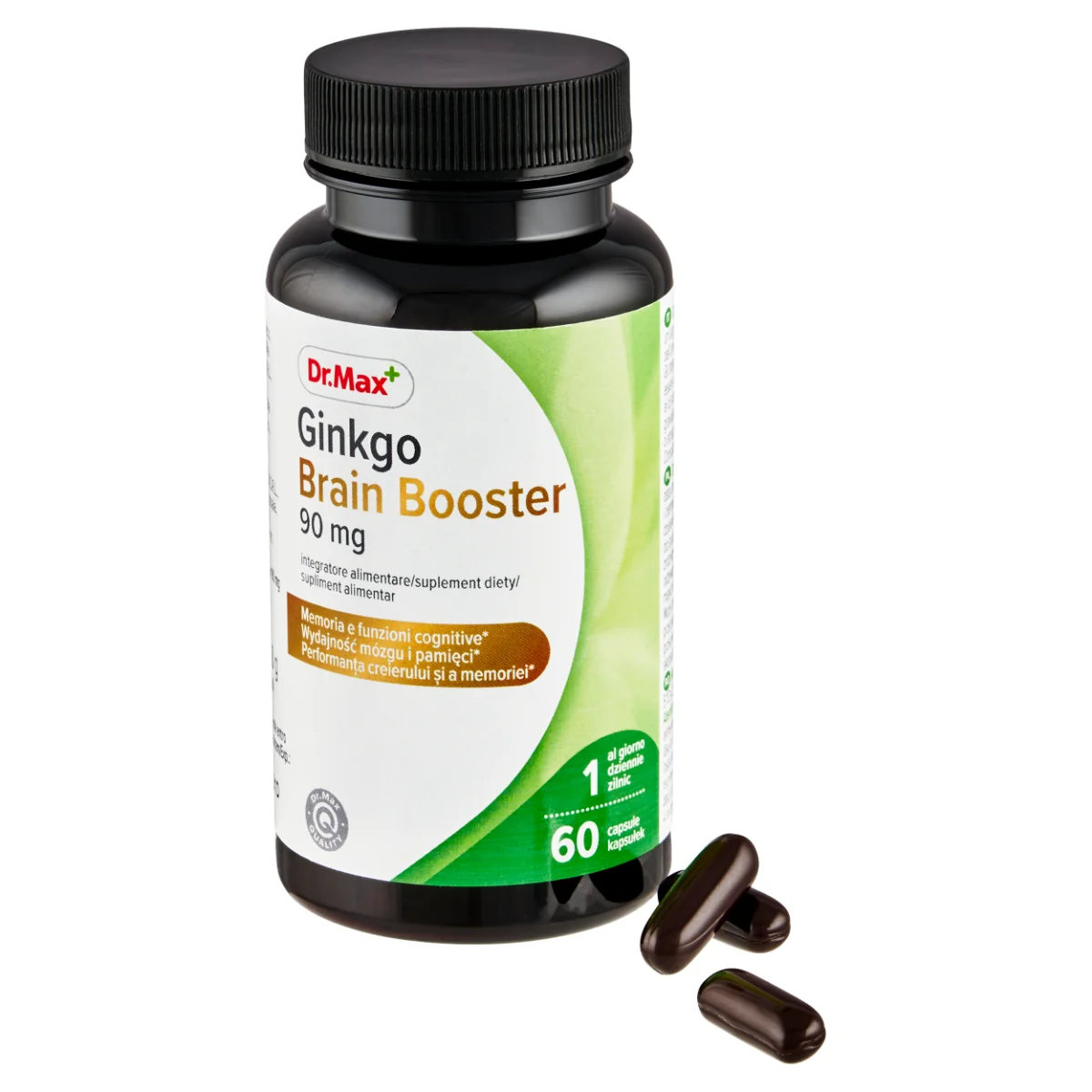 Dr. Max Ginkgo Brain Booster, 60 capsule