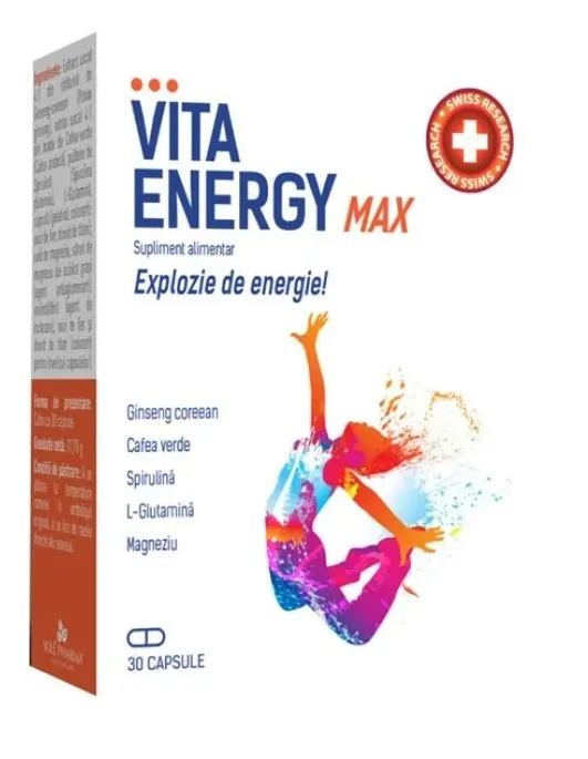 Vita Energy Max, 30 capsule, MBA Pharma