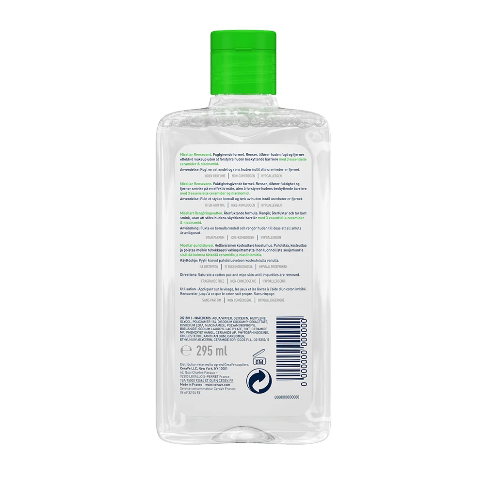 Apa micelara pentru demachiere cu ceramide, 295ml, CeraVe