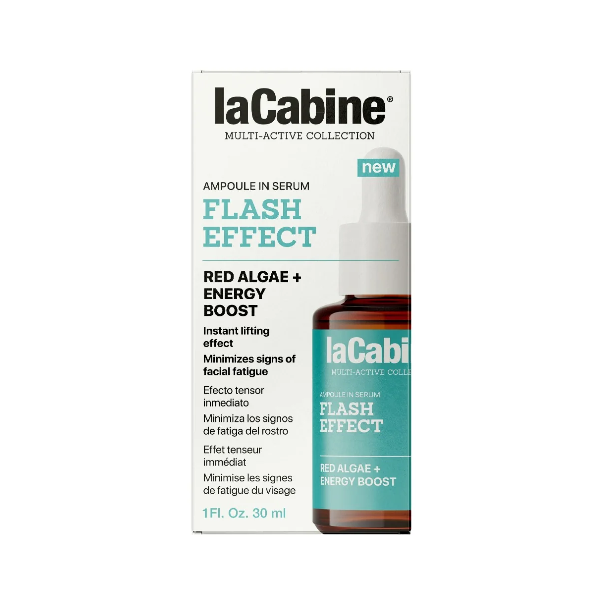 Ser pentru fata energizant Flash Effect Multi-Active, 30ml, La Cabine