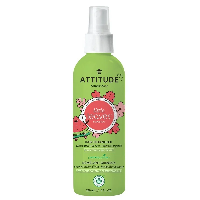 Spray pentru descalcirea parului cu pepene si cocos, 240ml, Attitude