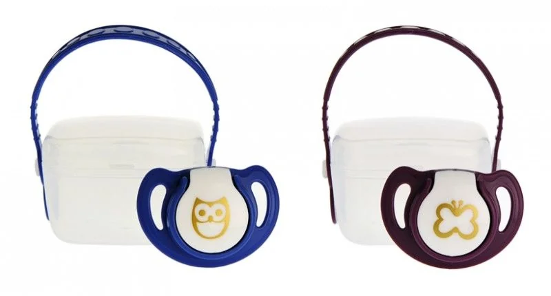 Suzeta si cutie de protectie 6 luni+ Baby, 1 bucata, Minut