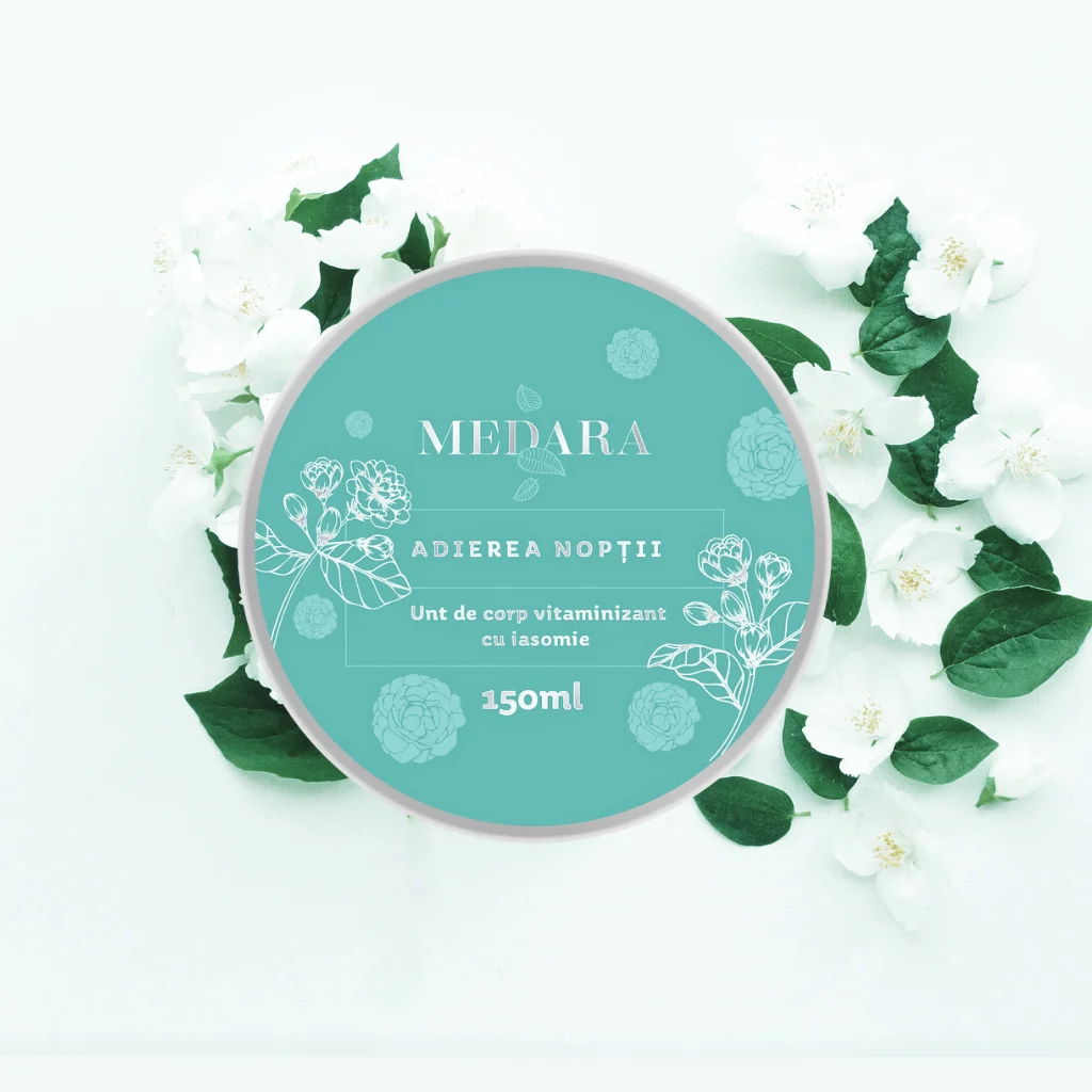 Unt de corp vitaminizant cu iasomie Adierea Noptii, 150ml, Medara