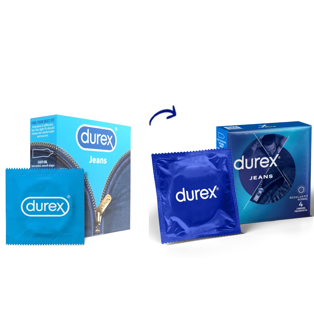 Prezervative Jeans, 4 bucati, Durex