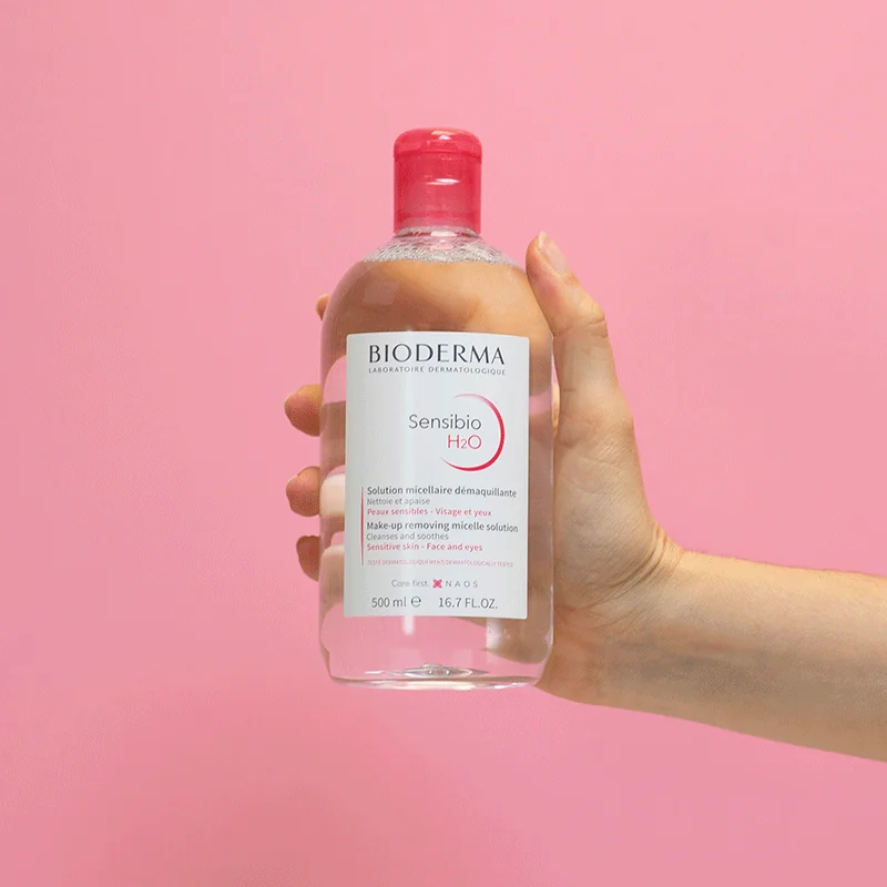 Solutie micelara Sensibio H2O, 500ml, Bioderma Solutie micelara Sensibio H2O, 500ml, Bioderma
