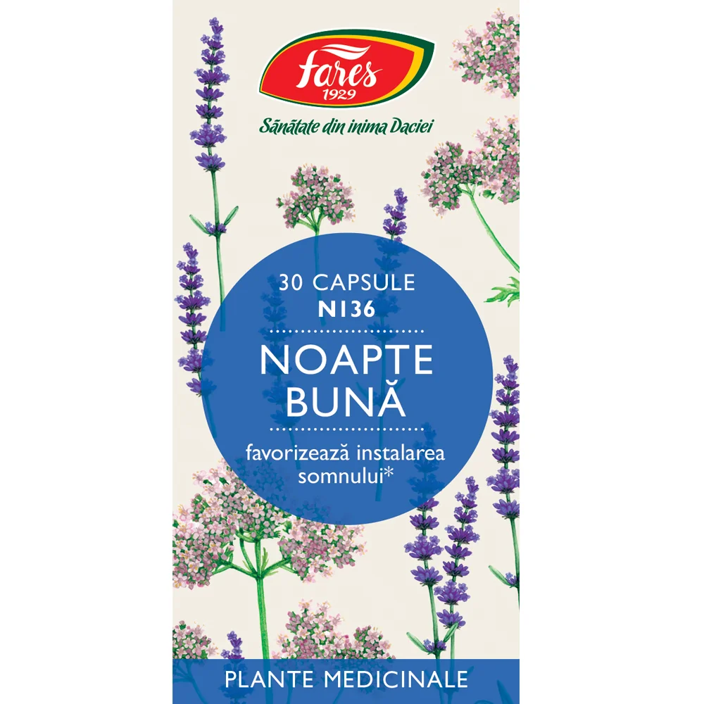 Noapte buna N136, 30 capsule, Fares