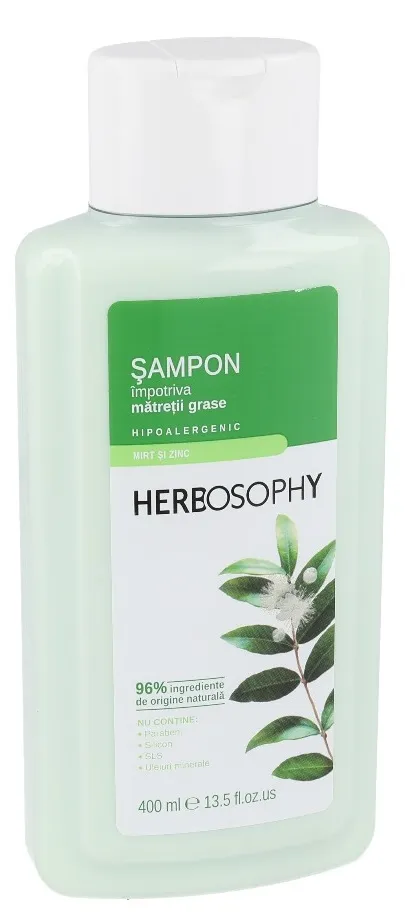 Herbosophy Sampon cu extract de mirt, 400ml