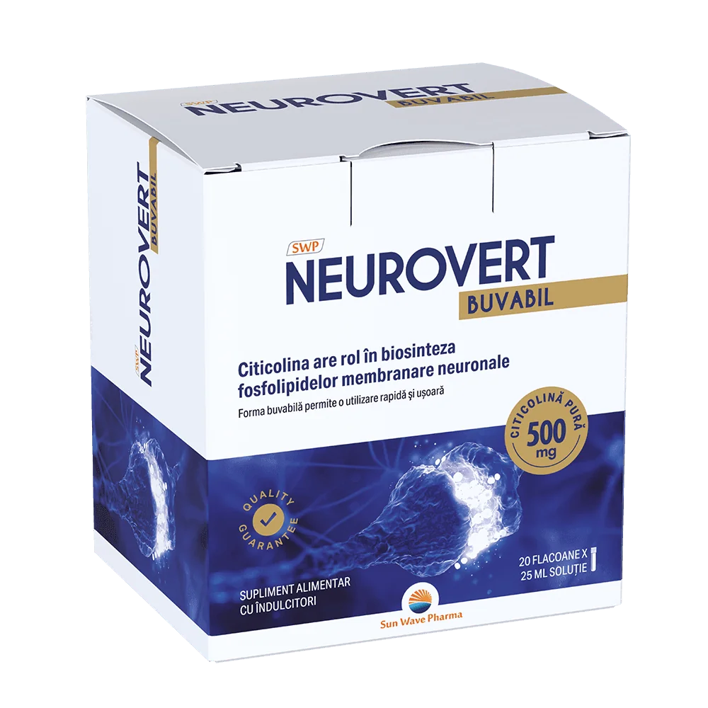 Neurovert buvabil, 20 flacoane, Sun Wave Pharma 