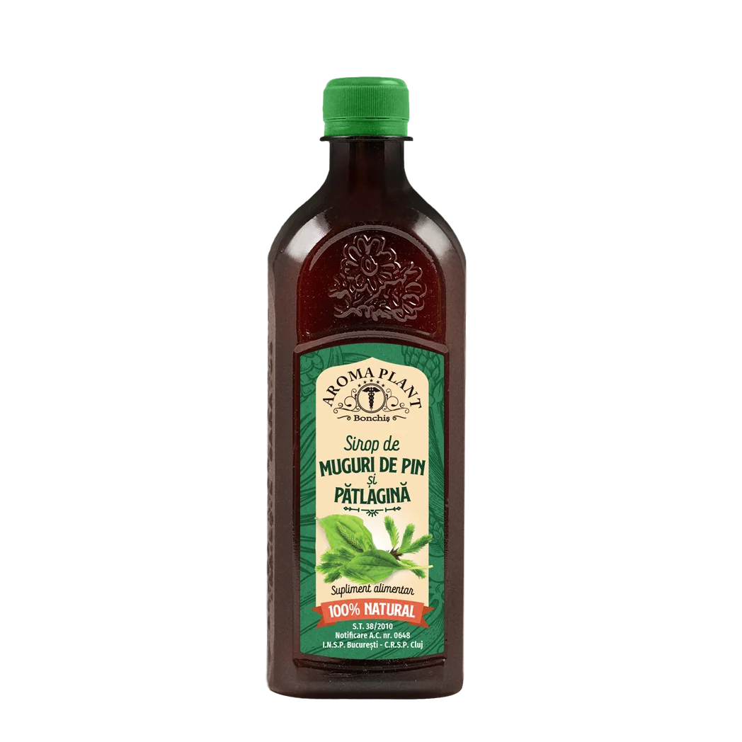Sirop de pin si patlagina, 500ml, Aroma Plant Bonchis