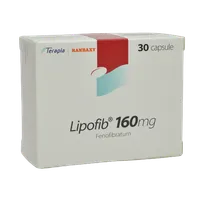 Lipofib 160mg, 30 capsule, Terapia