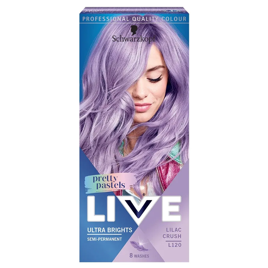 Vopsea semi-permanenta Schwarzkopf Ultra Brights Pretty Pastels Lilac Crush, 65ml, Live