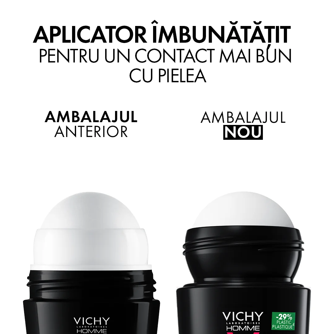 Deodorant Roll-on Invisible Resist 72h Homme, 50ml, Vichy